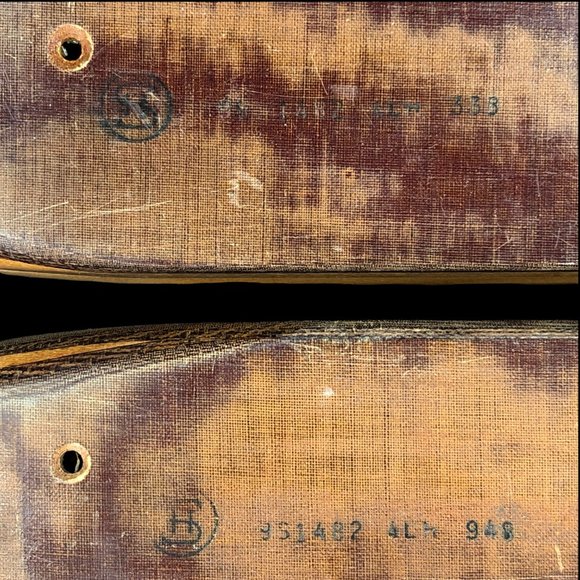 2ct VTG Candleholders Bullet Boat Shuttle Spool Wood Loom Weaving Cotton Mills - Picture 12 of 13